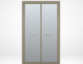 Cửa sổ nhôm Maxpro mở lùa trượt 2 cánh phong cách châu âu hệ 65